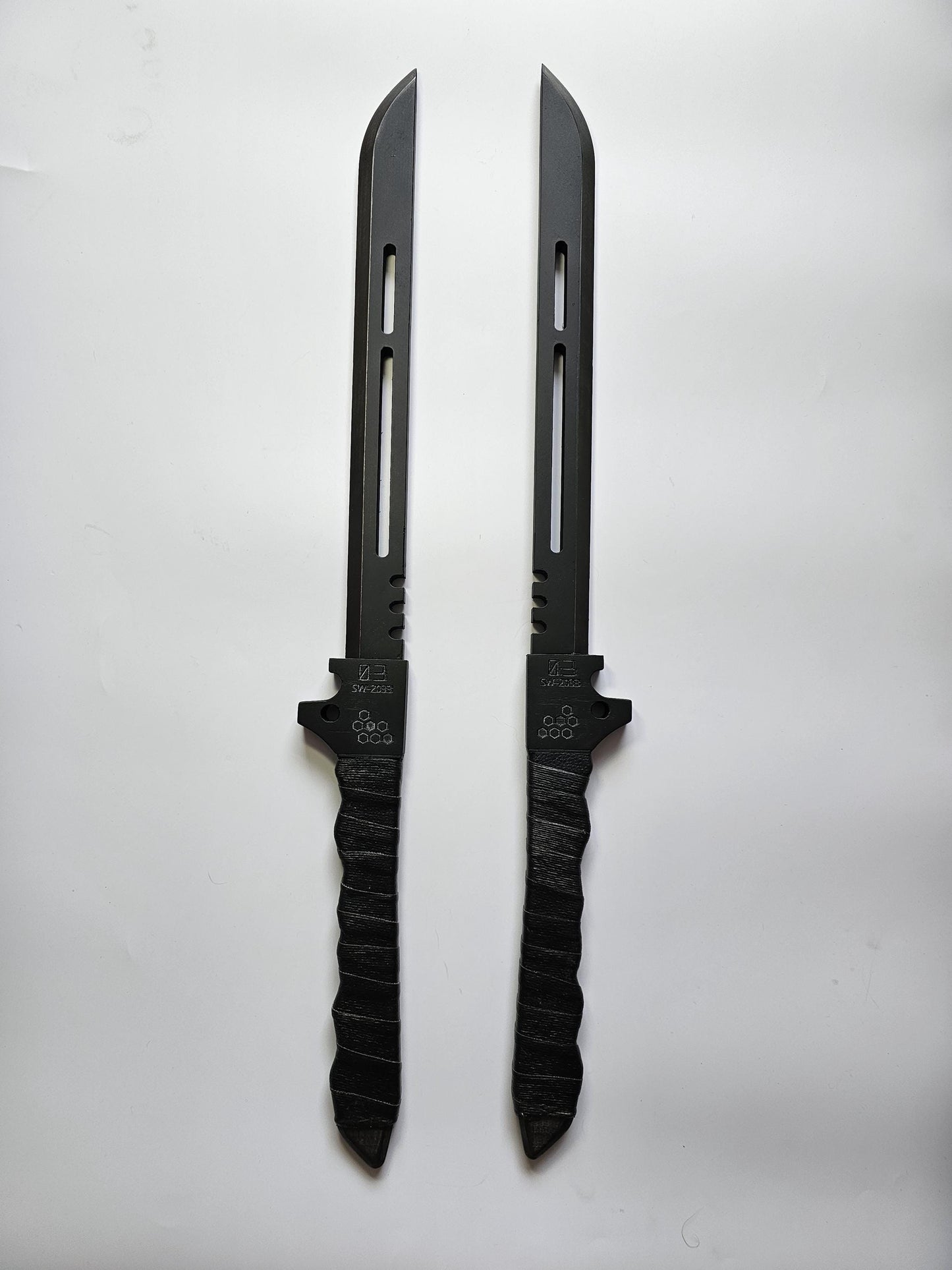Kaiju No.8 - Soshiro dual blades with leather sheaths