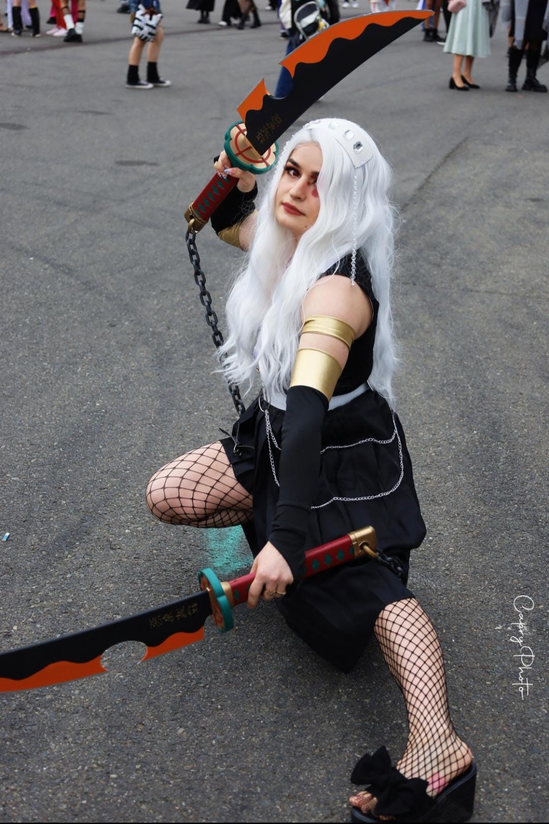 Tengen swords Demon Slayer - Set of 2 + Chains cosplay prop