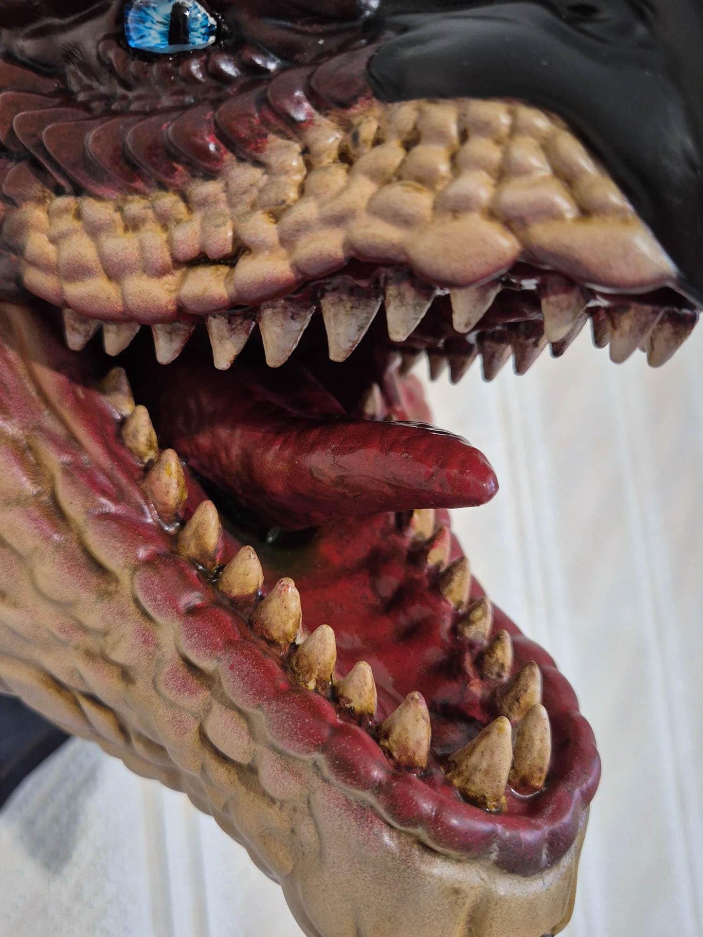 Large Rathalos Head Wall Mount from Monster Hunter Wilds hand painted