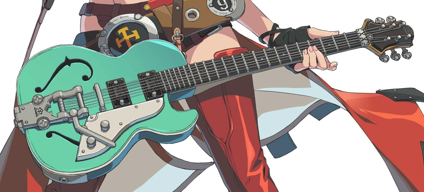 Marleen Guitar from Guity Gear cosplay commission Payment 1