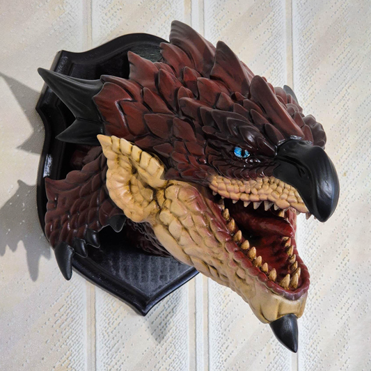 Large Rathalos Head Wall Mount from Monster Hunter World/Wilds
