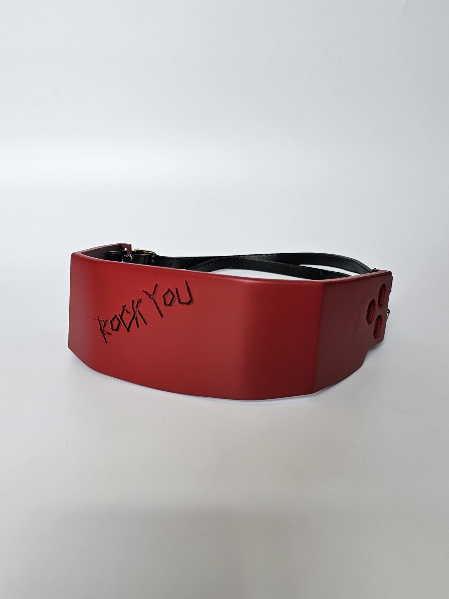 Sol Badguy headband from Guilty Gears Cosplay prop with leather straps, adjustable