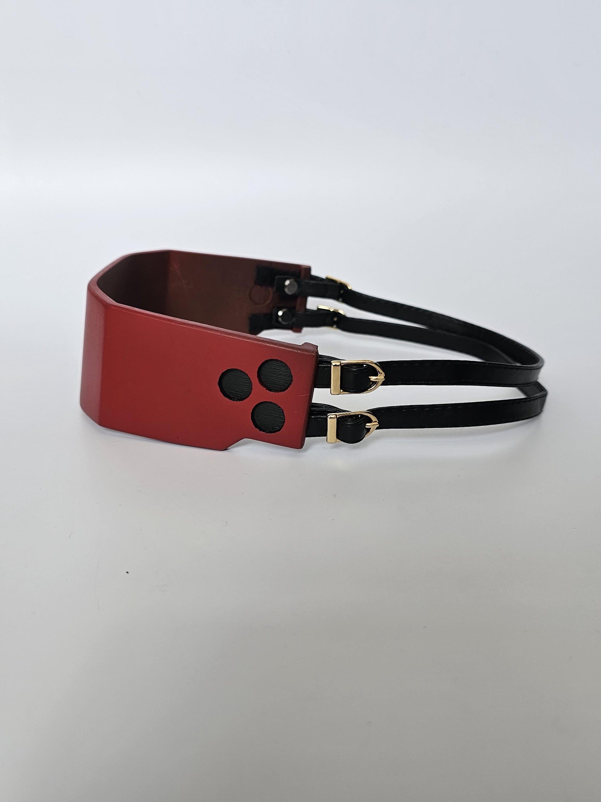 Sol Badguy headband from Guilty Gears Cosplay prop with leather straps, adjustable