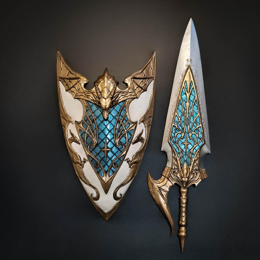 Monster Hunter Sword and Shield - Guild Palace cosplay prop