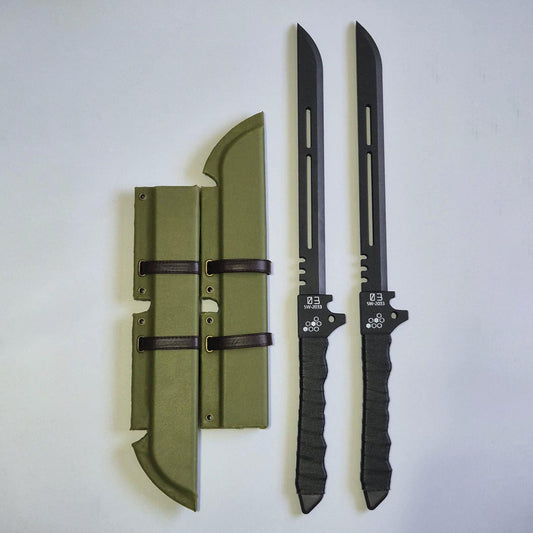 Kaiju No.8 - Soshiro dual blades with leather sheaths